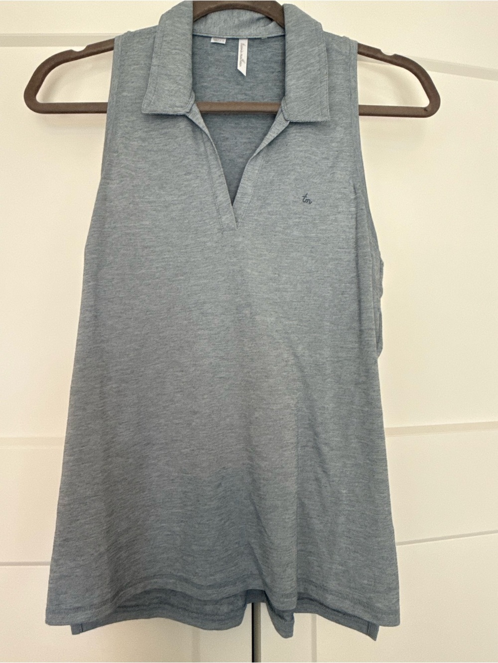 Travis Mathew Light Blue Sleeveless Polo Tank
